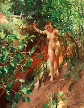 Anders Zorn, "Röd sand" (Red Sand).