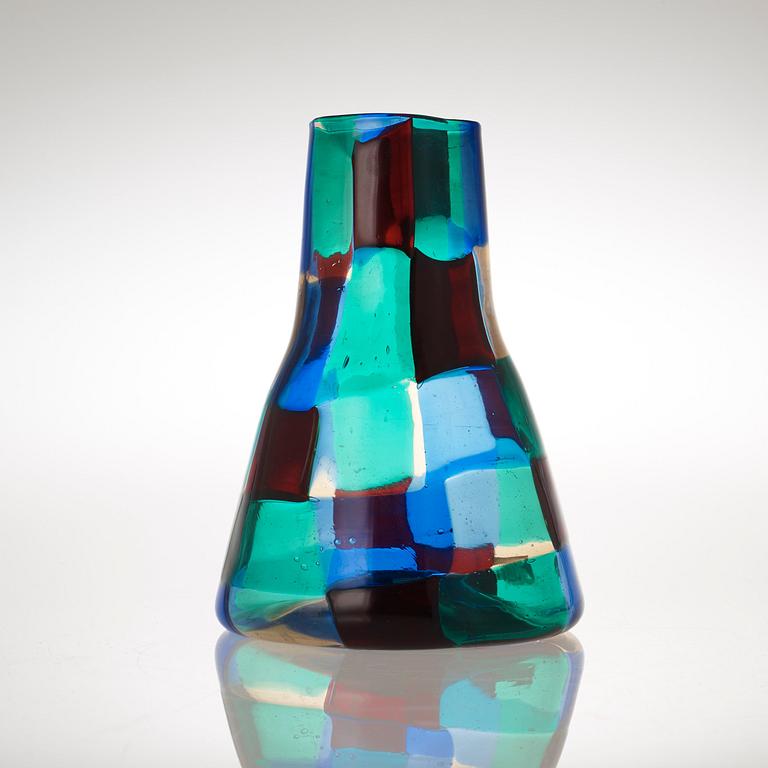 Fulvio Bianconi, A Fulvio Bianconi 'Pezzato' glass vase, Venini, Italy 1950's.