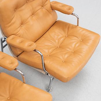 Bruno Mathsson, a pair of "Karin" armchair, Dux, Sweden.