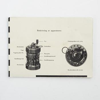 Kalkylator, Curta, Type I, Contina AG Mauren, 1900-talets andra hälft.