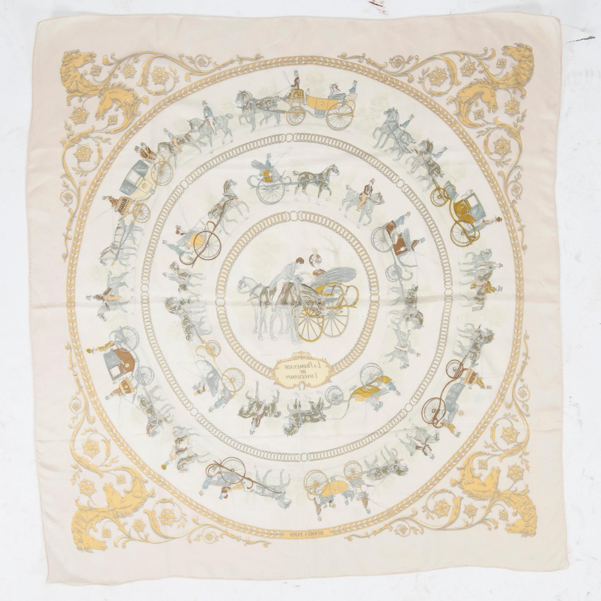 SCARF, "La Promenade de Longchamps", Hermès.