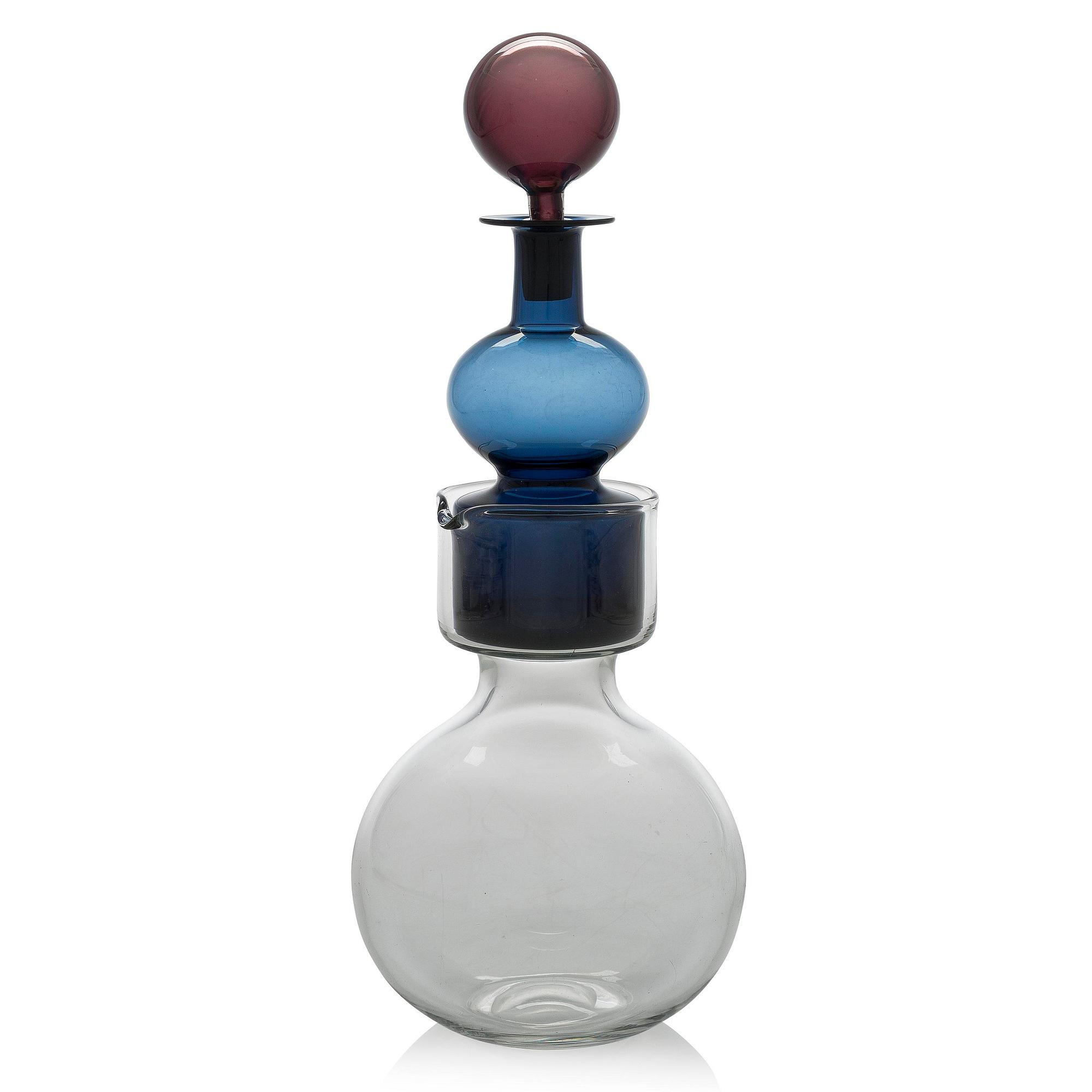 Kaj Franck, a decanter, 'The Bells of Kremlin', signed K. Franck, Nuutajärvi, Notsjö -62.