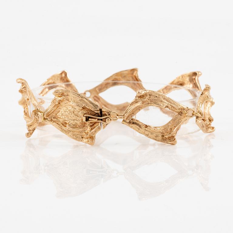 Bracelet 14K gold, Finland 1973.