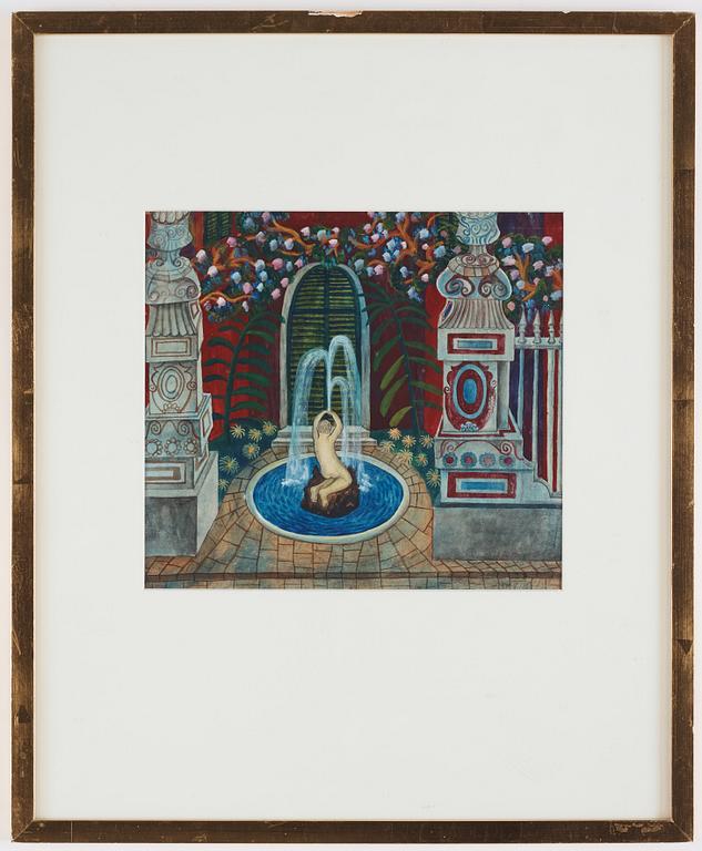 Mårten Andersson, Bath in the fountain.