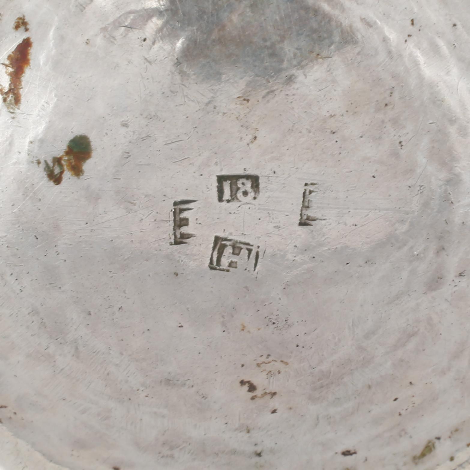 SUPKOPP, silver, 1700-tal, vikt 59 g.