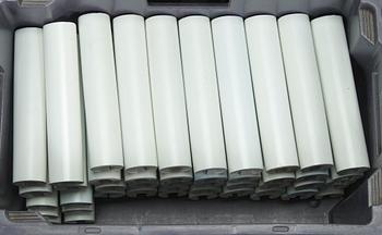 Alvar Aalto, Circa 140 ceramic tile bars manufactured by Arabia mid 1950s.