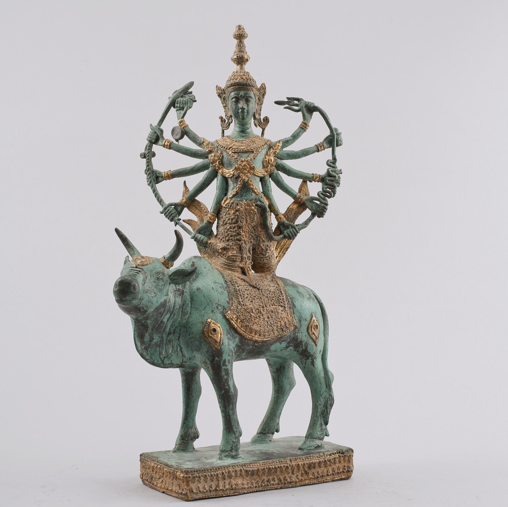 SKULPTUR, brons, orientalisk, 1900-tal.
