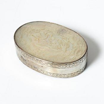 Lars Hessling, dosa, silver och pärlemor, Linköping (verksam 1775-1799 (1800)).