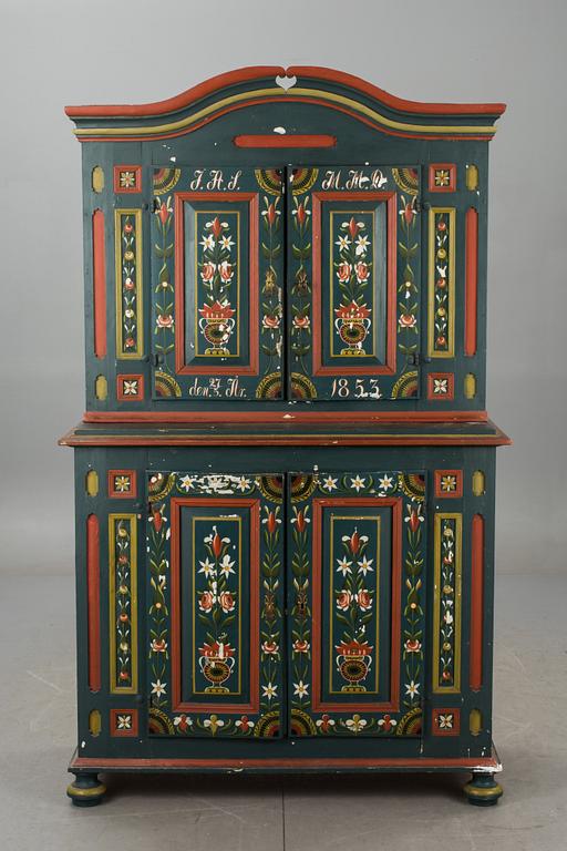 SKÅP, allmoge, 1800-talets mitt.