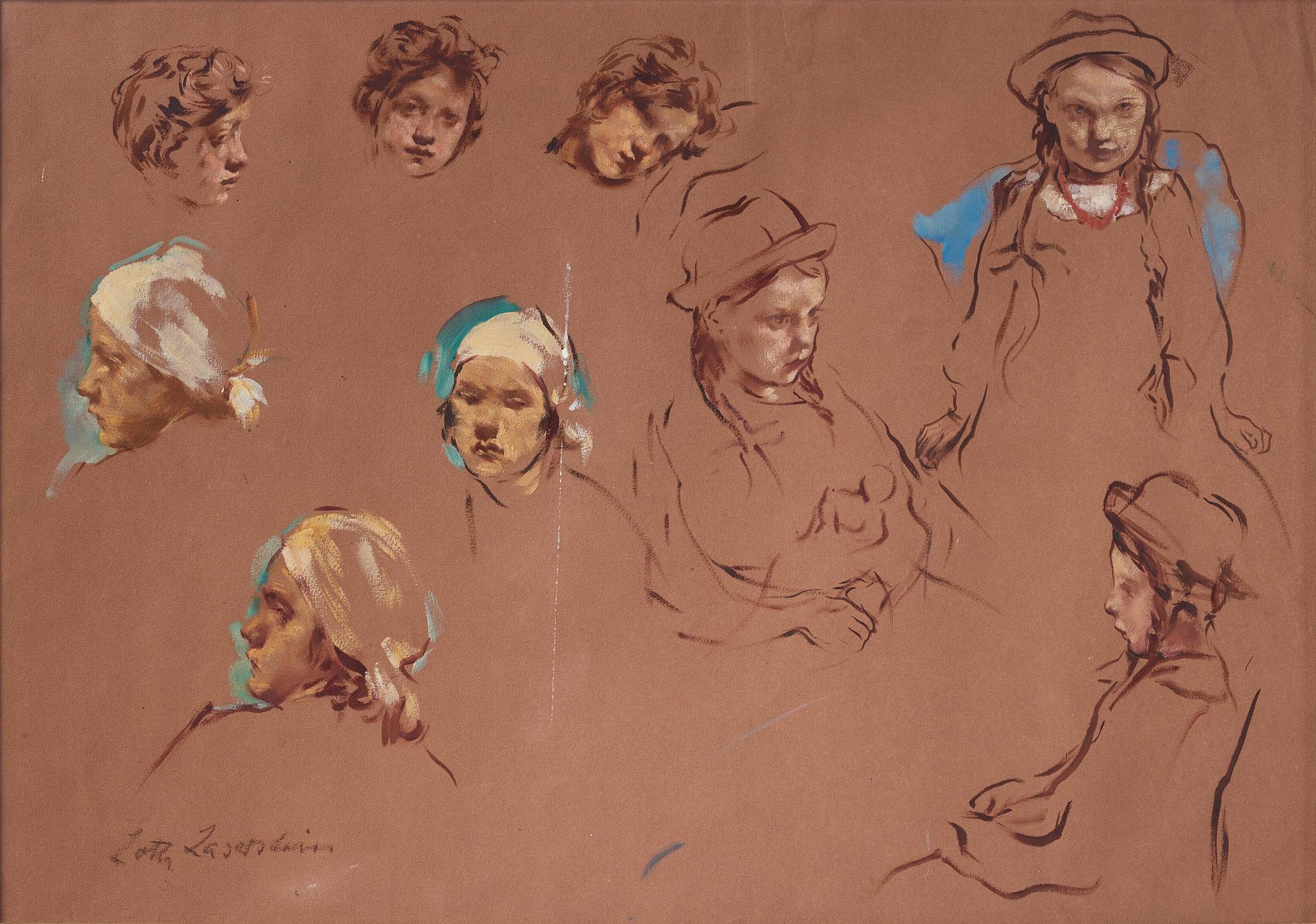 Lotte Laserstein, Nine portraits.