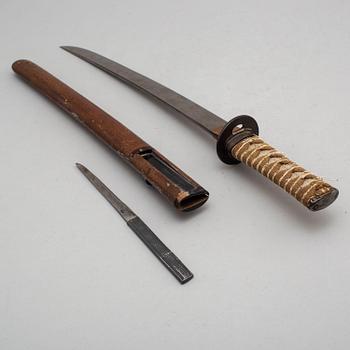 A Japanese 19th century wakizashi.
