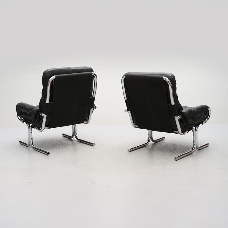 FÅTÖLJER, ett par, Sverige, 1960/1970-tal.