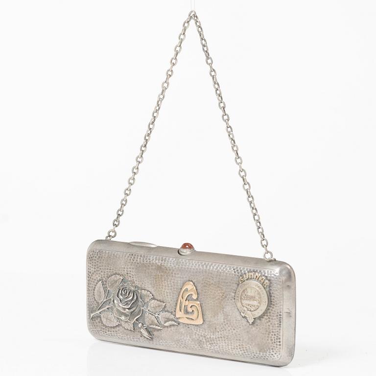 A Finnish silver evening bag, Turku 1919.