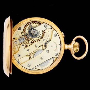 HERRFICKUR, guld 18k, Halda, T-verk, numrerad 9904. Tot ca 94 gram.