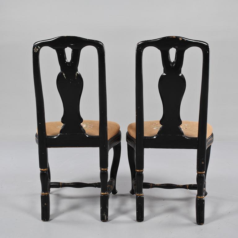 STOLAR, ett par, rokoko, 1700-tal.