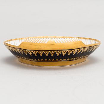 A 19th century porcelain Darte Frères bowl, Paris France.