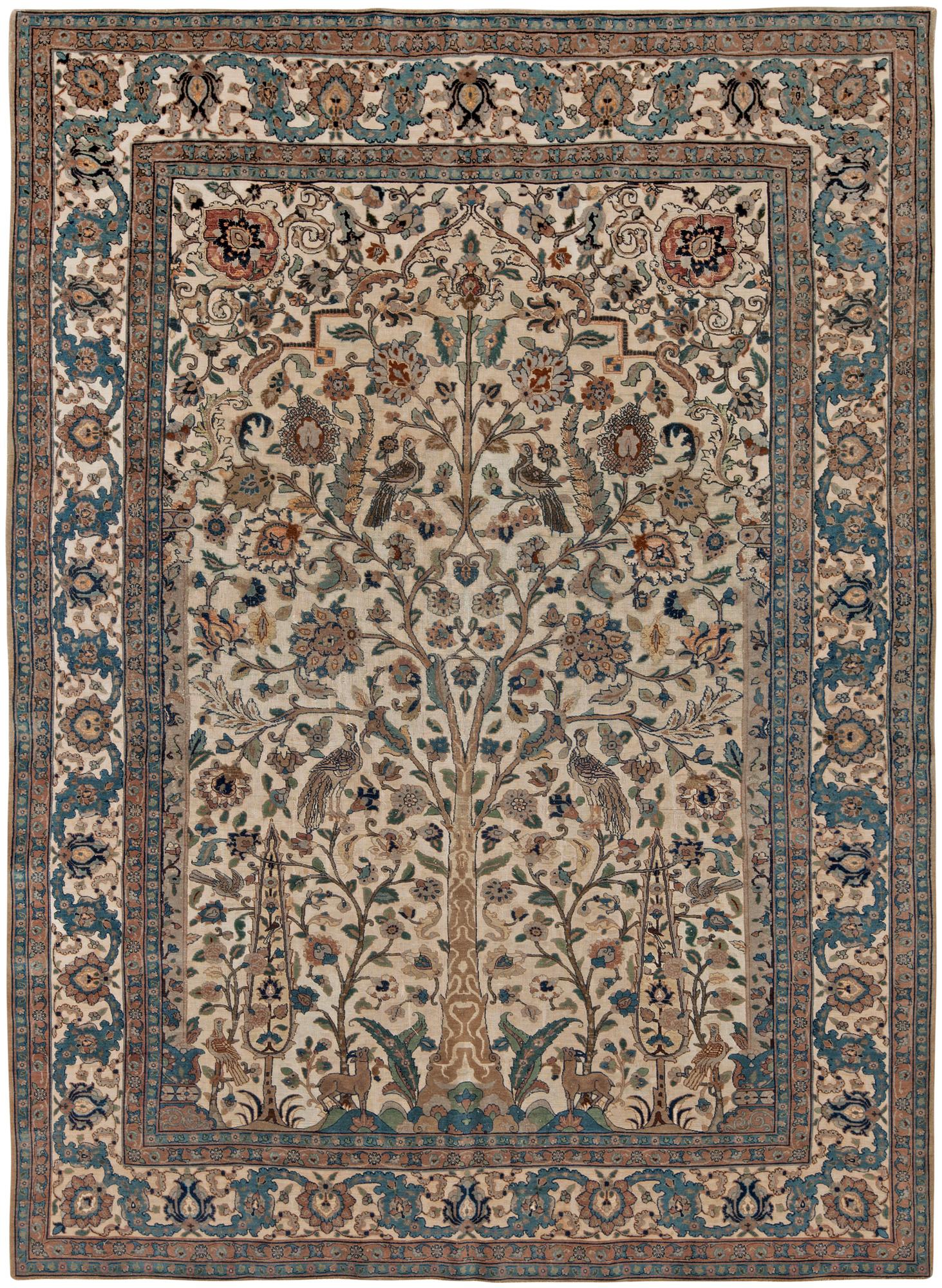 MATTA, semiantik Täbris sannolikt, part silk souf (i relief). Ca 286 x 212.