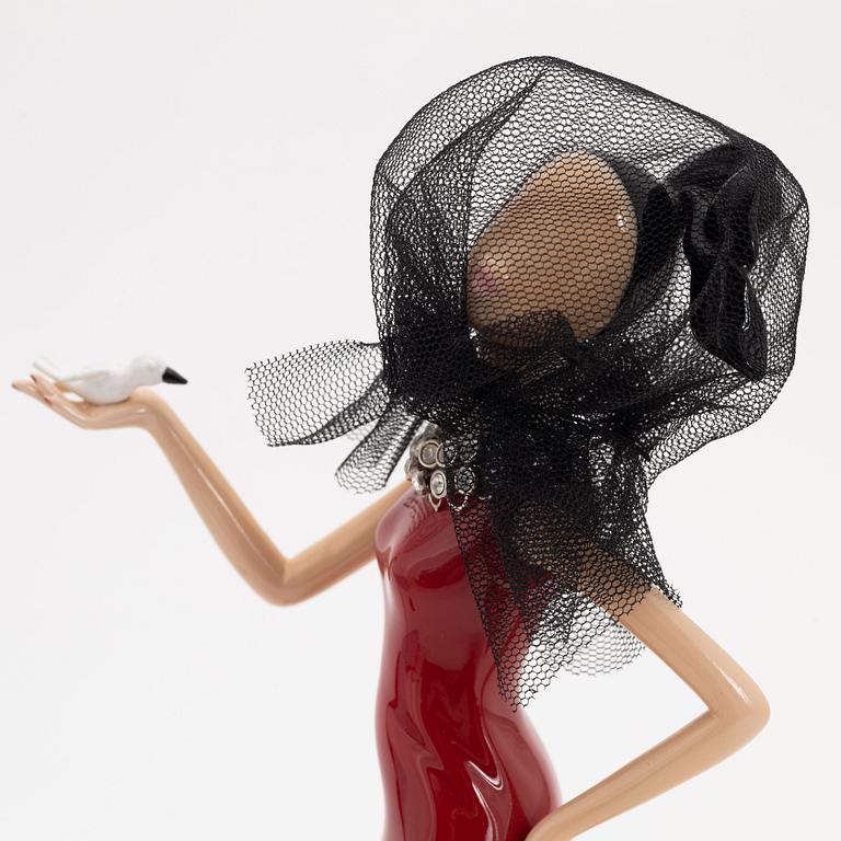 Lanvin, a porcelain figurine, 'Miss Lanvin 5', Franz, Limited Edition No. 018/800, 2007.