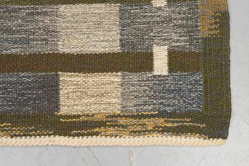 Margareta Grandin-Nettles, a carpet, flat weave, ca 249 x 167 cm, signed GLH MG.