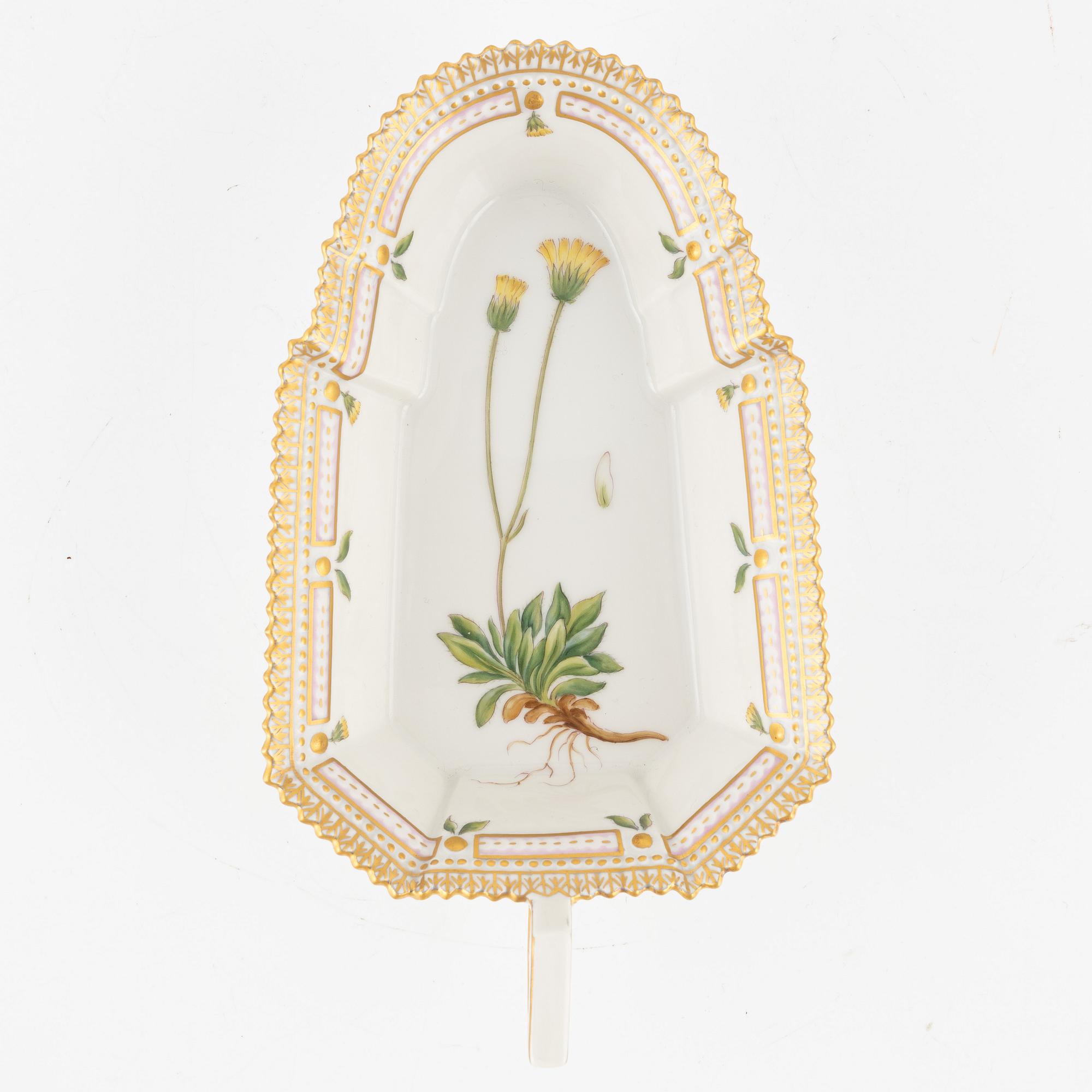 Såsskål, porslin, "Flora Danica", Royal Copenhagen, Danmark, 1956.