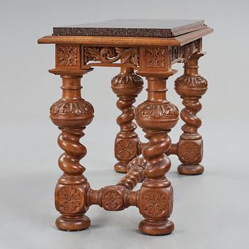 A Swedish 19th century porphyry top table.