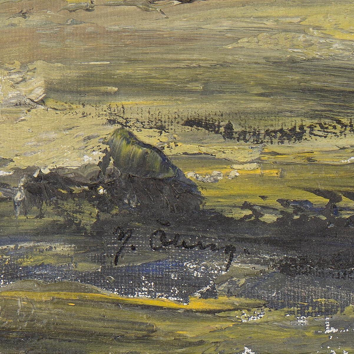 JOSEF ÖBERG, olja på duk, signerad.