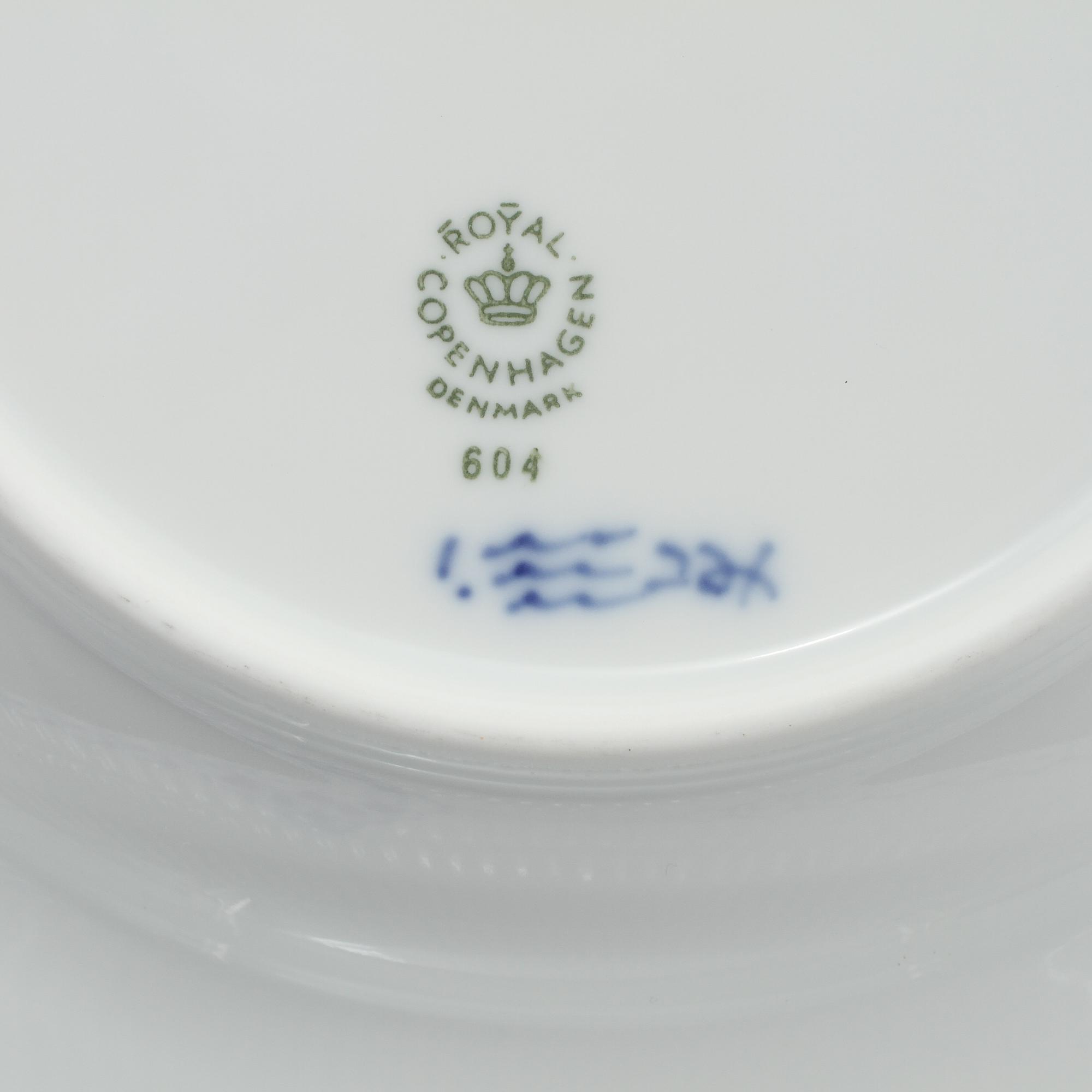 DJUPA TALLRIKAR, 14 st, porslin. "Princess", Royal Copenhagen, 1900-tal.