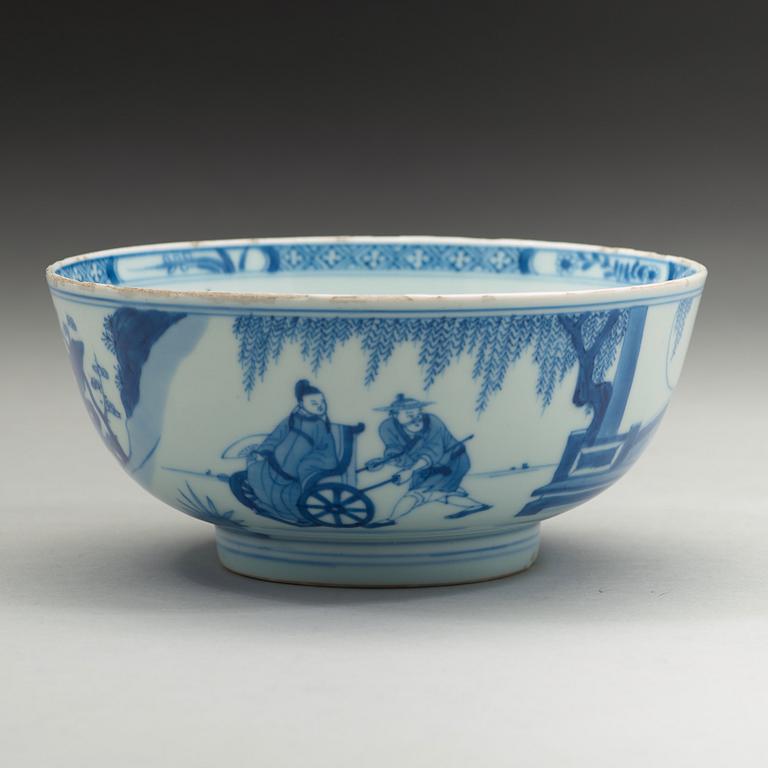SKÅL, porslin. Qing dynastin, 1700-tal, med Yongzheng sex karaktärers märke.