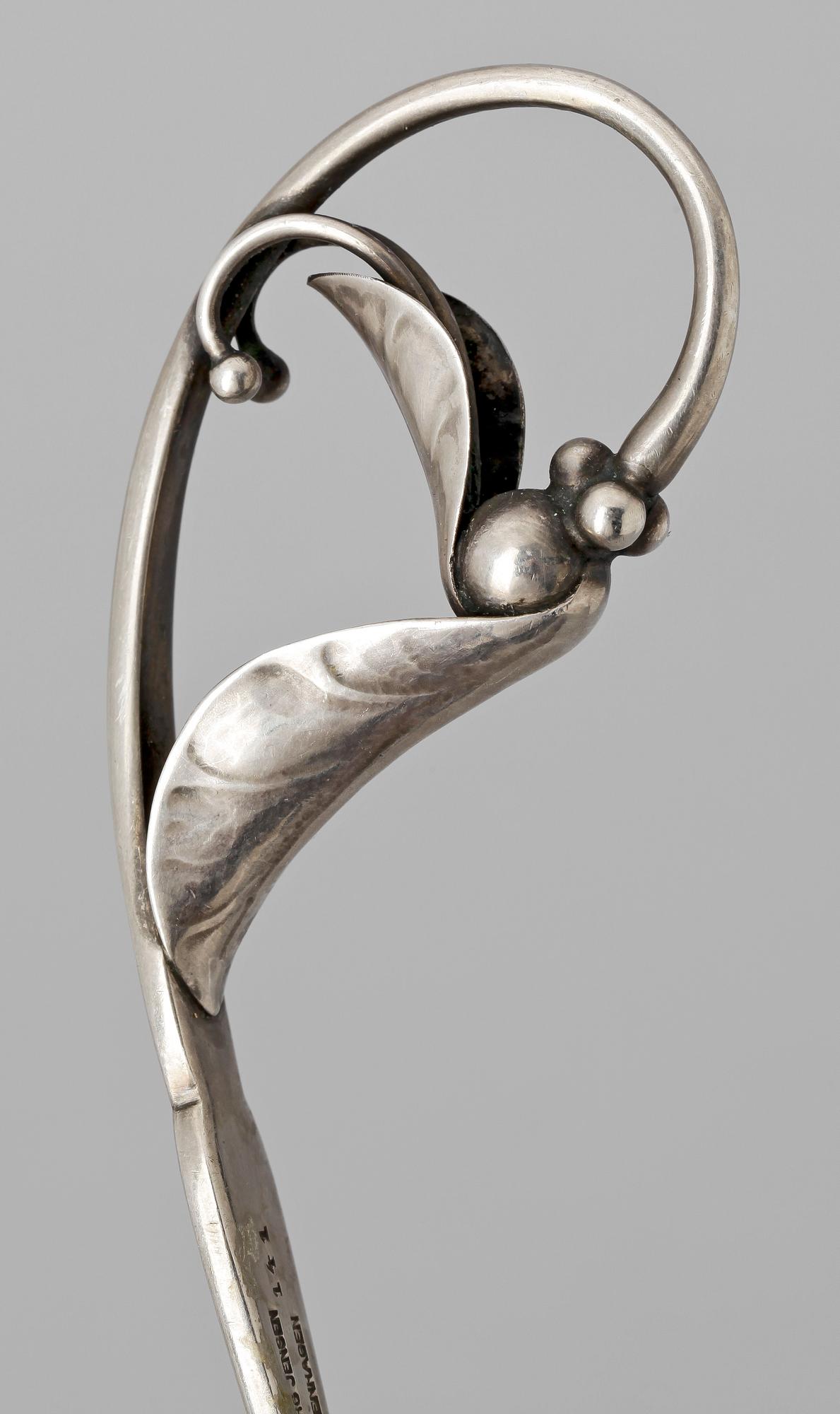 SERVERINGSSKED, silver, Georg Jensen, design nr 141, Köpenhamn, 1910-tal, 67g.