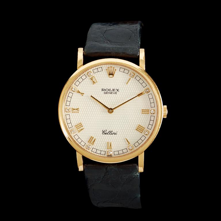 Rolex - Cellini. Guld. Manuell. Ø 32 mm. 1995.