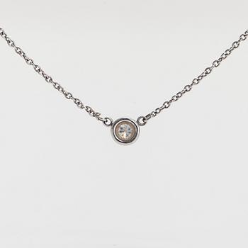 Tiffany & Co, Elsa Peretti, necklace, "Diamonds by the Yard", platinum with a diamond approx. 0.17 ct.