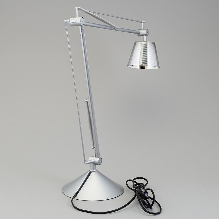 An Italian Philippe Starck writing desk light "Archimoon" from Flos.