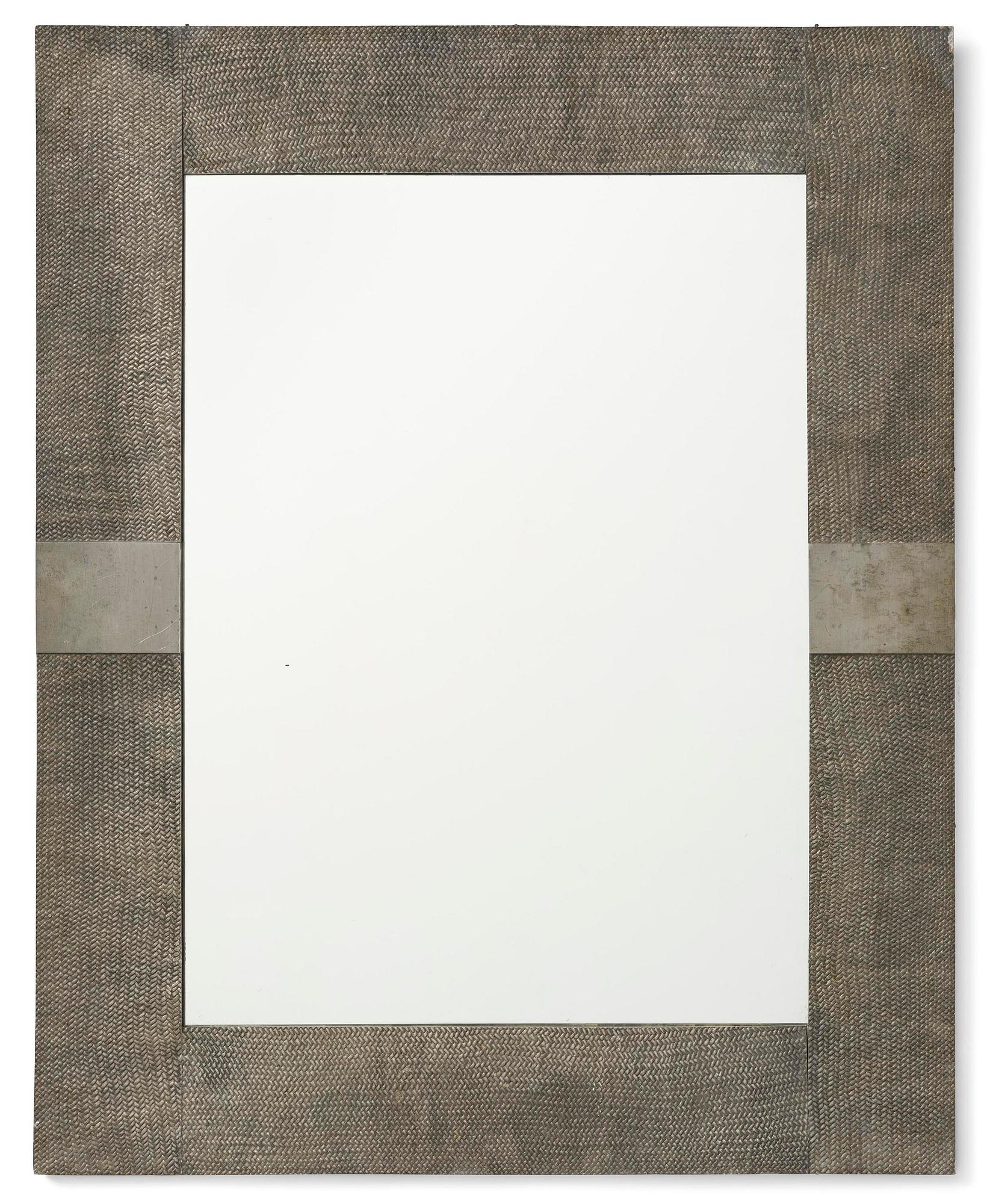Björn Trägårdh, a rare pewter wall mirror model A 1607, Firma Svenskt Tenn, Stockholm, 1930s.