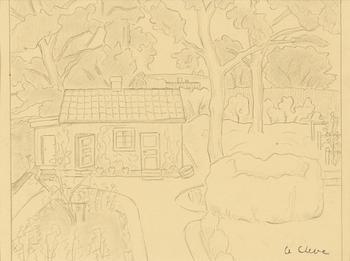 Agnes Cleve, "Trädgård och lilla huset".