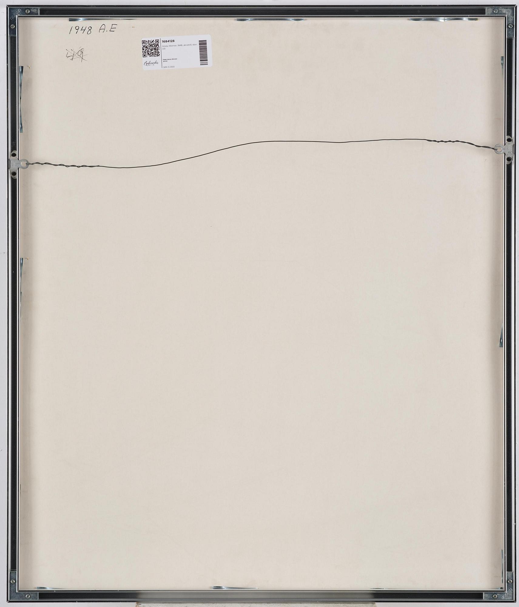 Gösta Werner, Untitled.