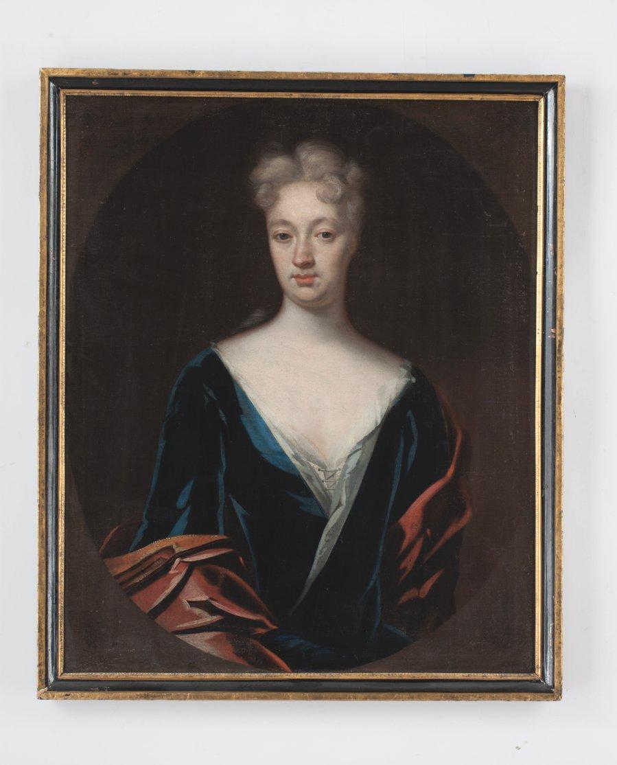 Lucas von Breda dä Attributed to, "Anna Christina Creutz" born Wellingk (1651-1727).