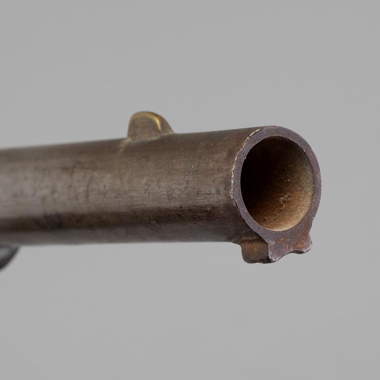 A Swedish royal navy percussion pistol from the first half of the 19th century.