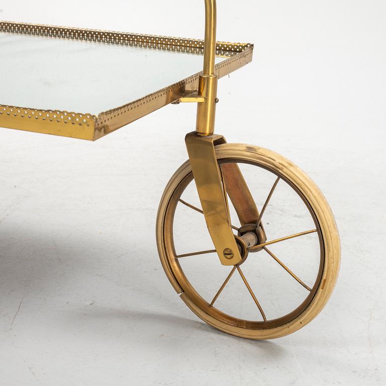 Josef Frank, serving cart, model 889, Firma Svensk Tenn, Sweden.