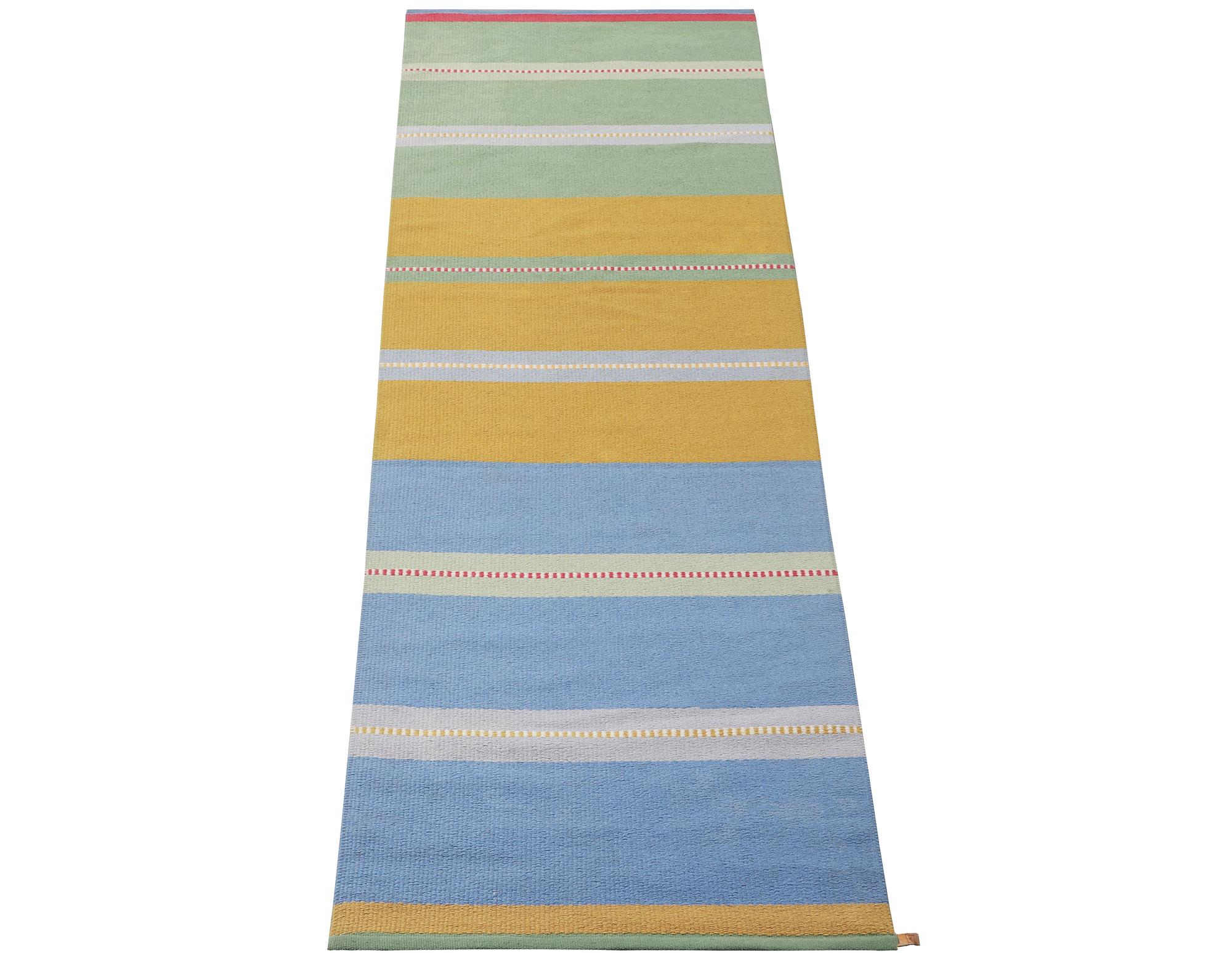 A flat weave runner carpet, Kasthall, Sweden, c. 340 x 83 cm.