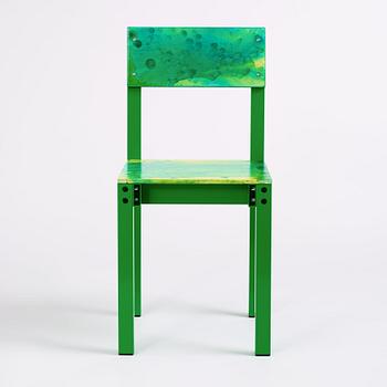 Fredrik Paulsen, stol, unik, "Chair One Open Air, Dirty Boots", JOY, 2024.