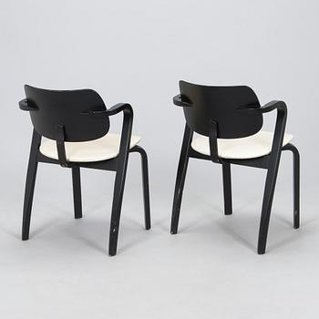 Ilmari Tapiovaara, nojatuoleja, 8 kpl, "Aslak", Asko 1960-luku.