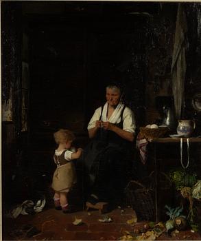 Emma Ekwall, At Grandma's.