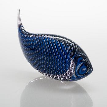 Skulptur, glas, signerad, formgivare Hanne Dreutler, glasblåsare Arthur Zirnsack, Studio Åhus 2002.