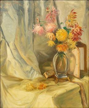 Robert Thegerström, Still life with flowers.