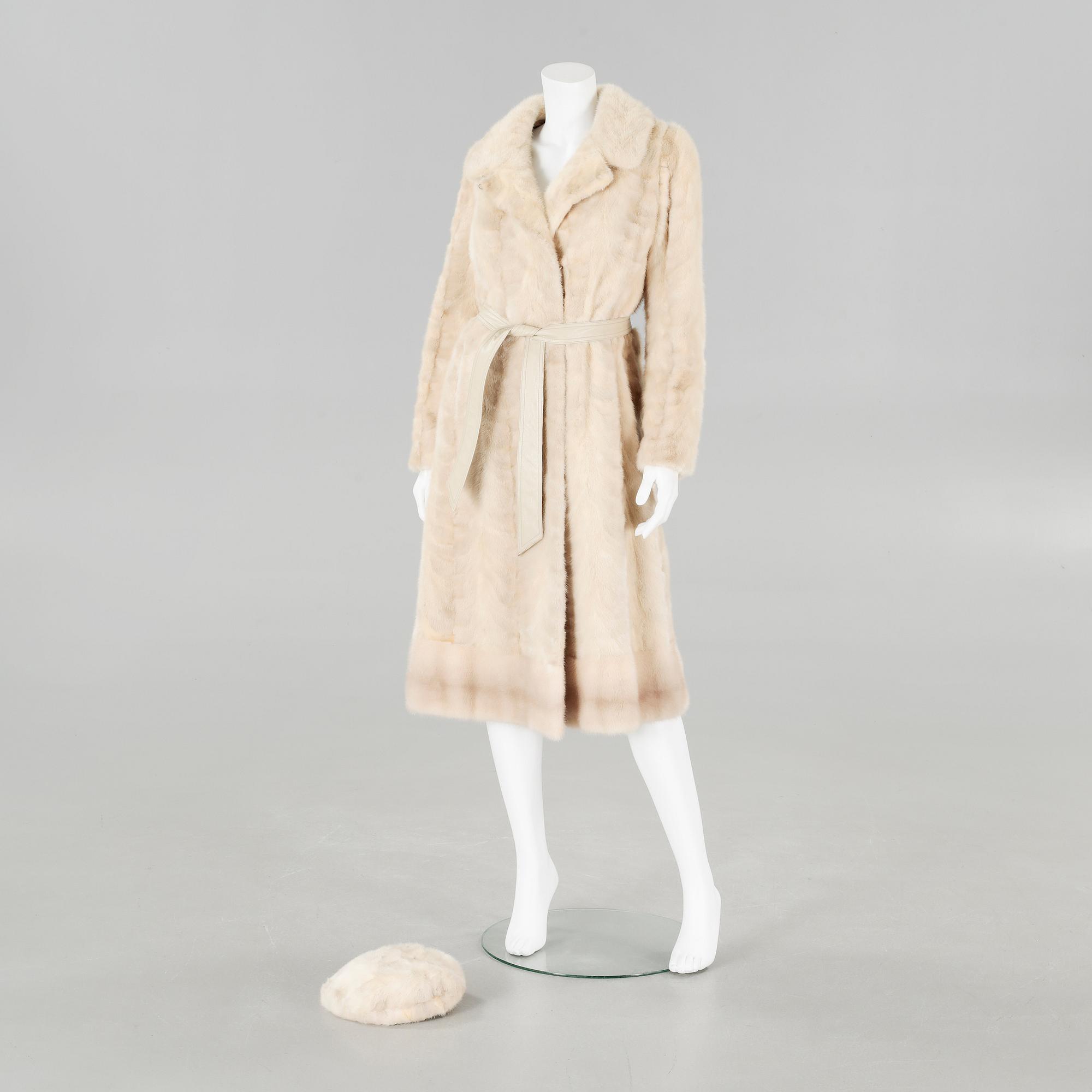 A mink fur coat.
