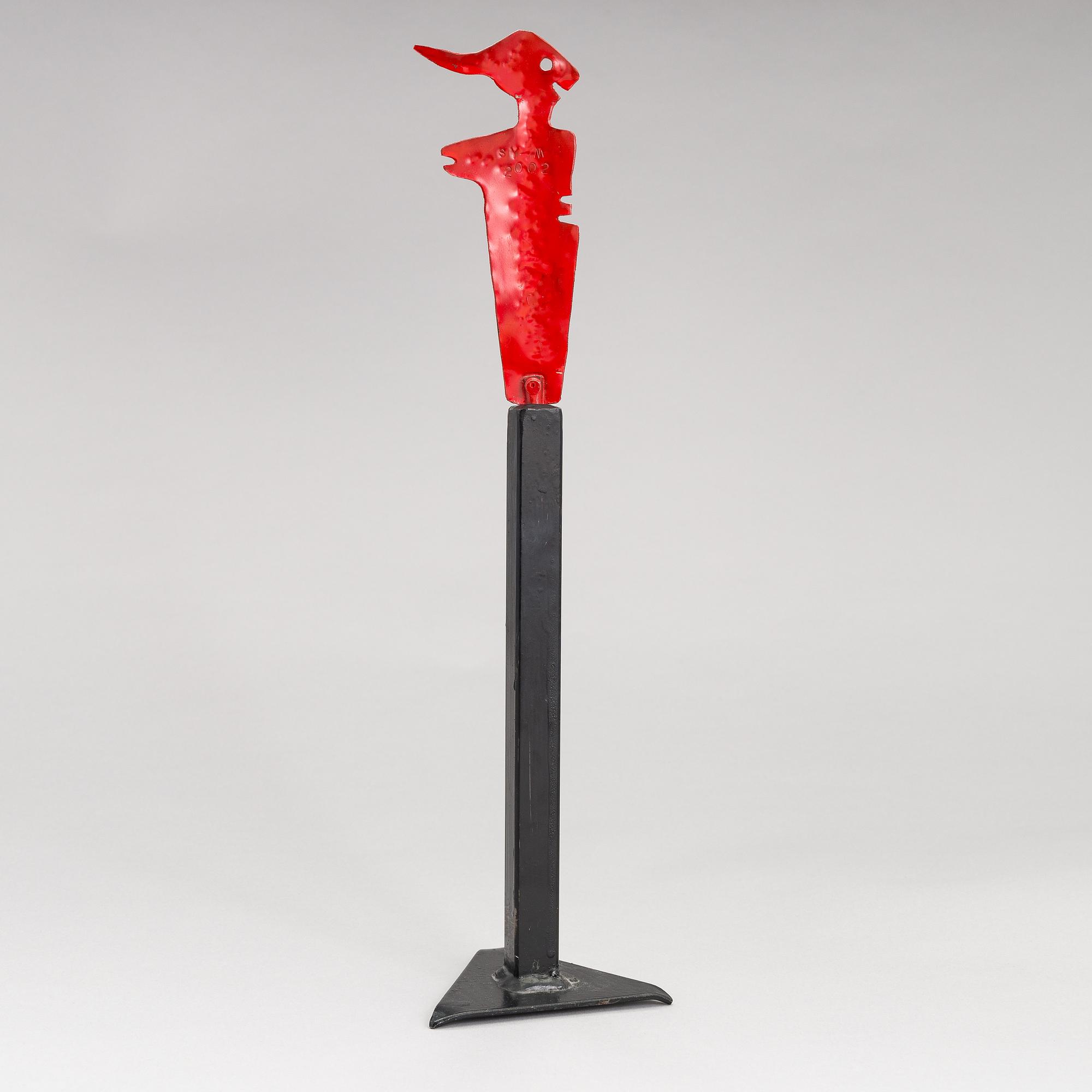 SOILE YLI-MÄYRY, sculpture, metal, signed and dated 2002.