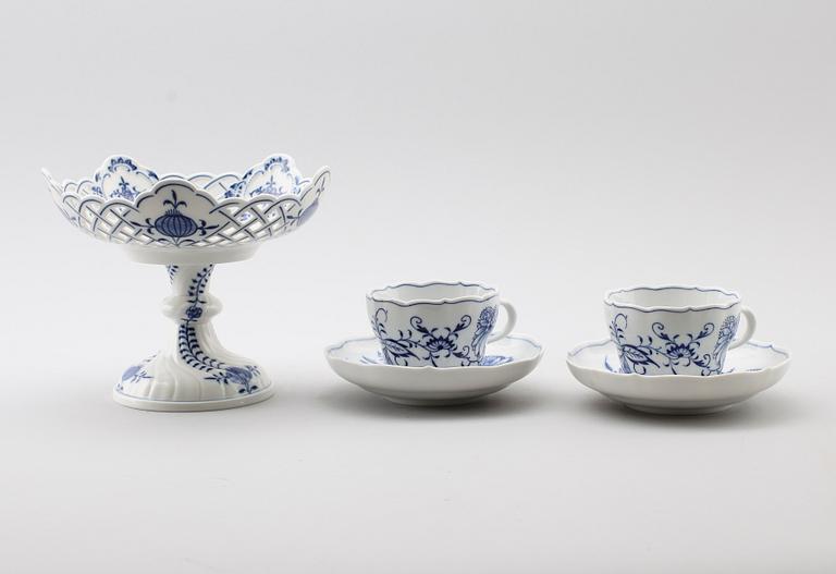 SERVISPORSLIN, 5 delar, Meissen.