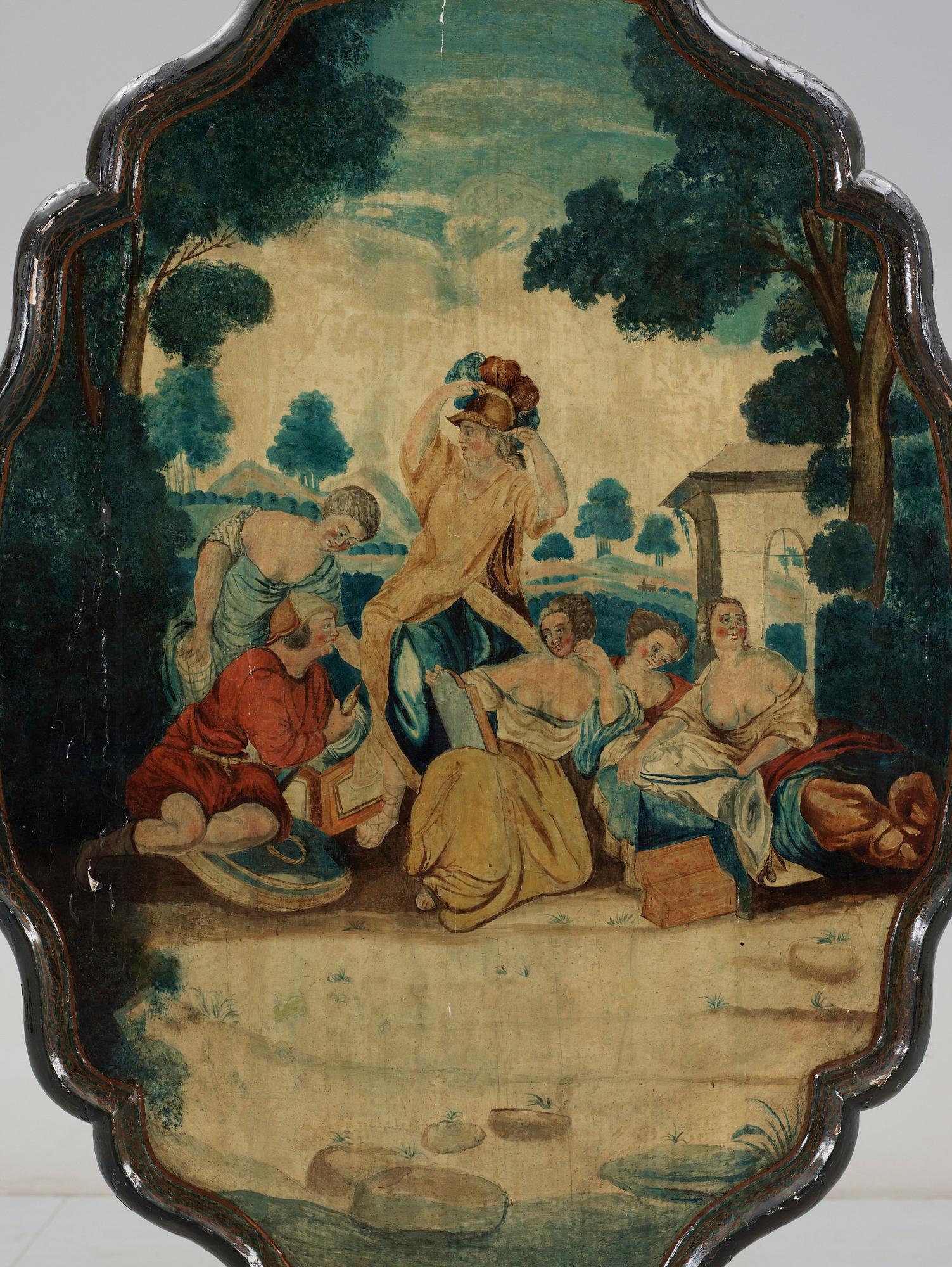 FÄLLBORD, delvis barock och 1700-tal.