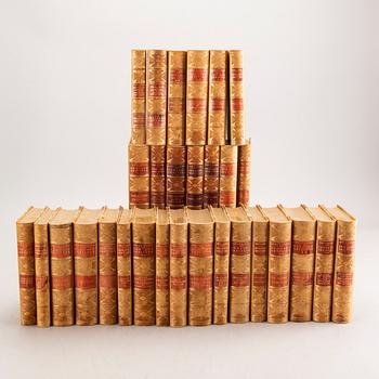 A set of 36 volumes "Samlade skrifter av August Strindberg" 1919.