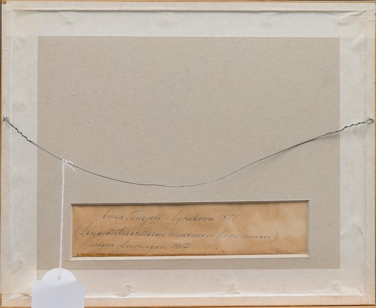 ANNA VYRUBOVA, akvarell, signerad och daterad 1951.